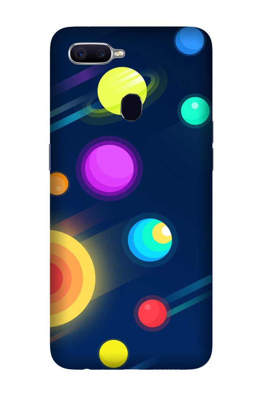 Solar Planet Case for Oppo F7 (Design - 197)