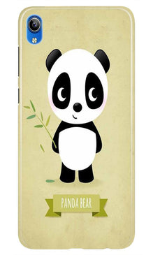 Panda Bear Mobile Back Case for Vivo Y91i   (Design - 317)