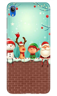 Santa Claus Mobile Back Case for Vivo Y90   (Design - 334)