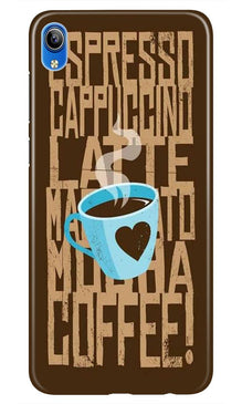 Love Coffee Mobile Back Case for Asus Zenfone Lite L1 (Design - 351)