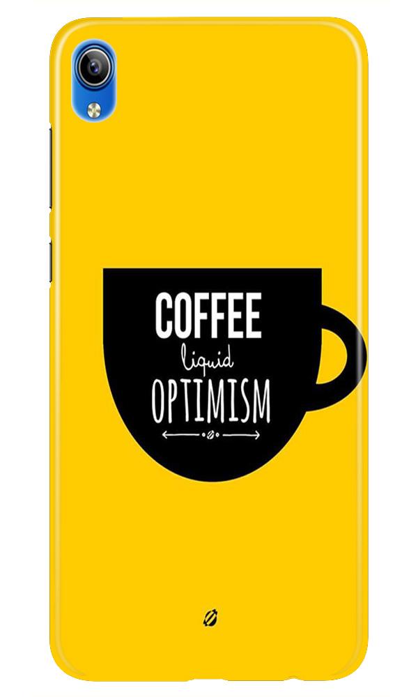 Coffee Optimism Mobile Back Case for Asus Zenfone Lite L1 (Design - 353)