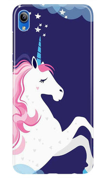 Unicorn Mobile Back Case for Vivo Y91i   (Design - 365)