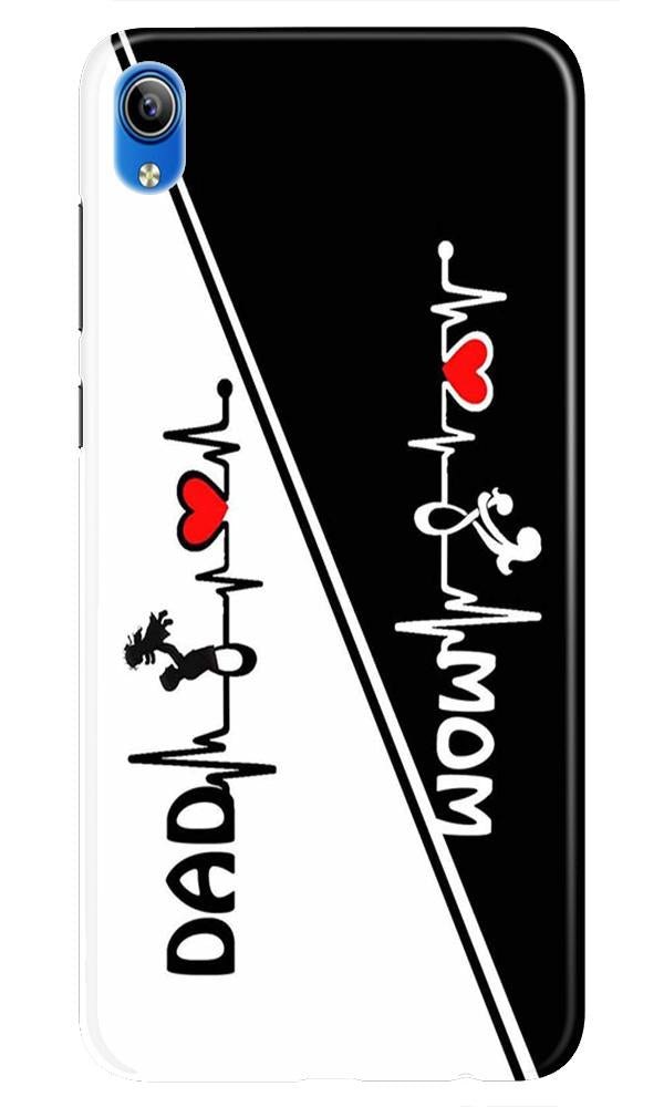 Love Mom Dad Mobile Back Case for Vivo Y90   (Design - 385)