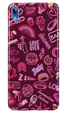 Party Theme Mobile Back Case for Vivo Y90   (Design - 392)