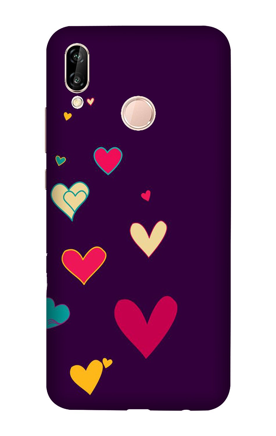 Purple Background Case for Huawei Y9 (2019)(Design - 107)