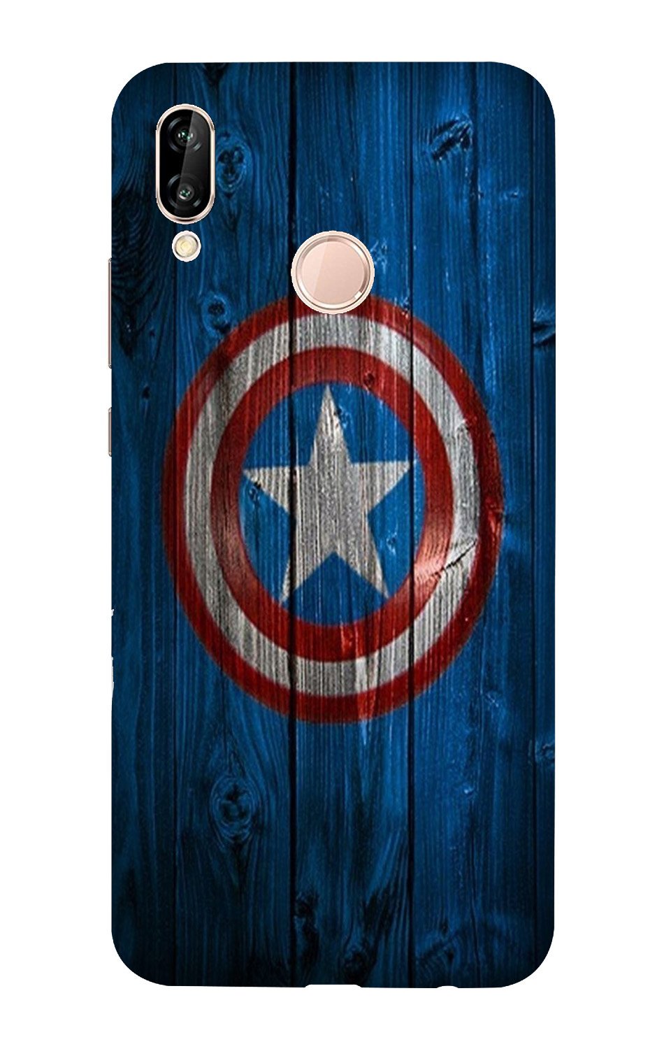 Captain America Superhero Case for Honor 8C(Design - 118)
