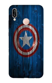 Captain America Superhero Case for Honor 8C  (Design - 118)