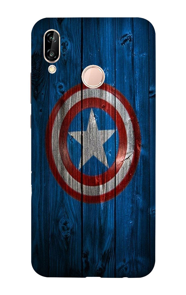 Captain America Superhero Case for Honor 8C  (Design - 118)