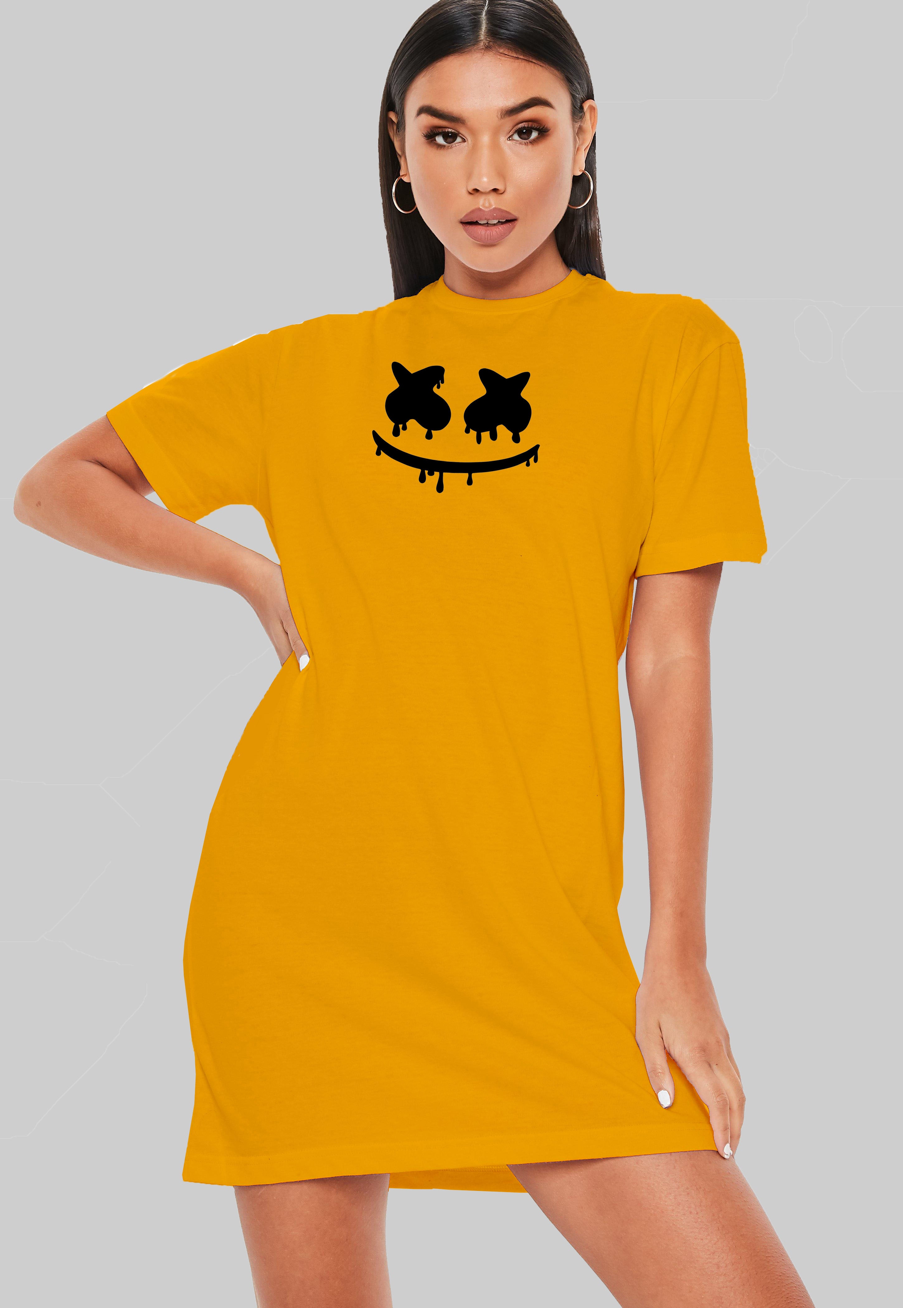 Smiley T-Shirt Dress