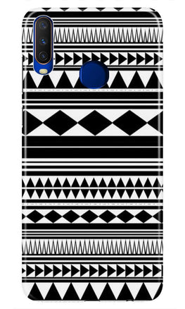 Black white Pattern Case for Vivo Z1 Pro