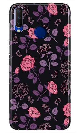 Rose Black Background Case for Vivo Z1 Pro
