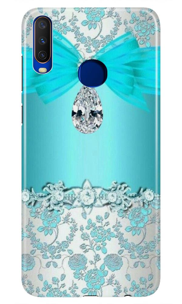 Shinny Blue Background Case for Vivo Z1 Pro