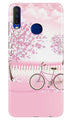 Pink Flowers Cycle Case for Vivo Z1 Pro  (Design - 102)