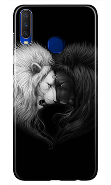 Dark White Lion Case for Vivo Z1 Pro  (Design - 140)
