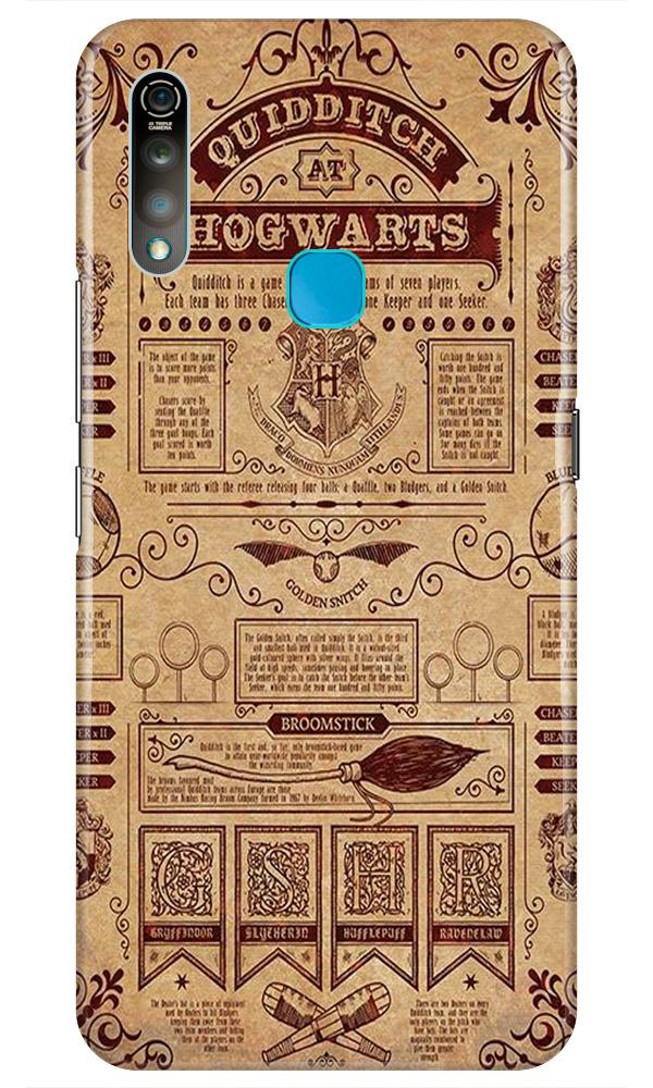 Hogwarts Mobile Back Case for Vivo Z1 Pro   (Design - 304)