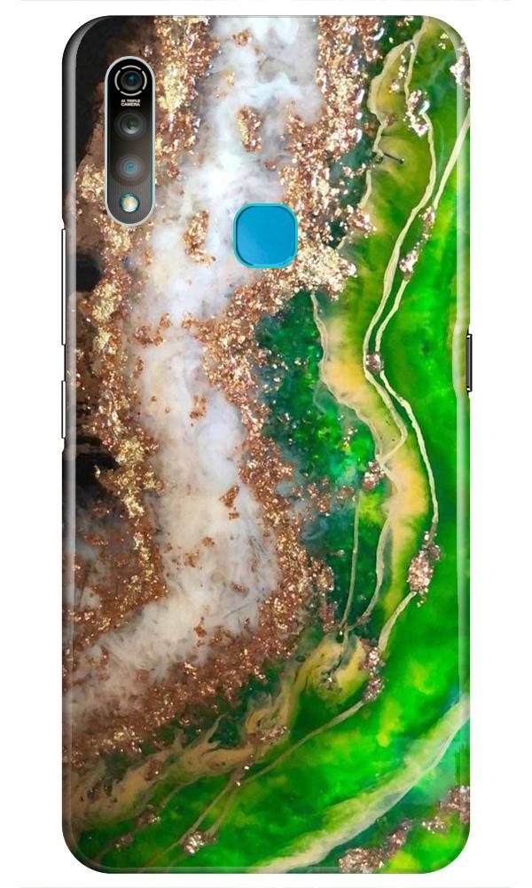 Marble Texture Mobile Back Case for Vivo Z1 Pro   (Design - 307)