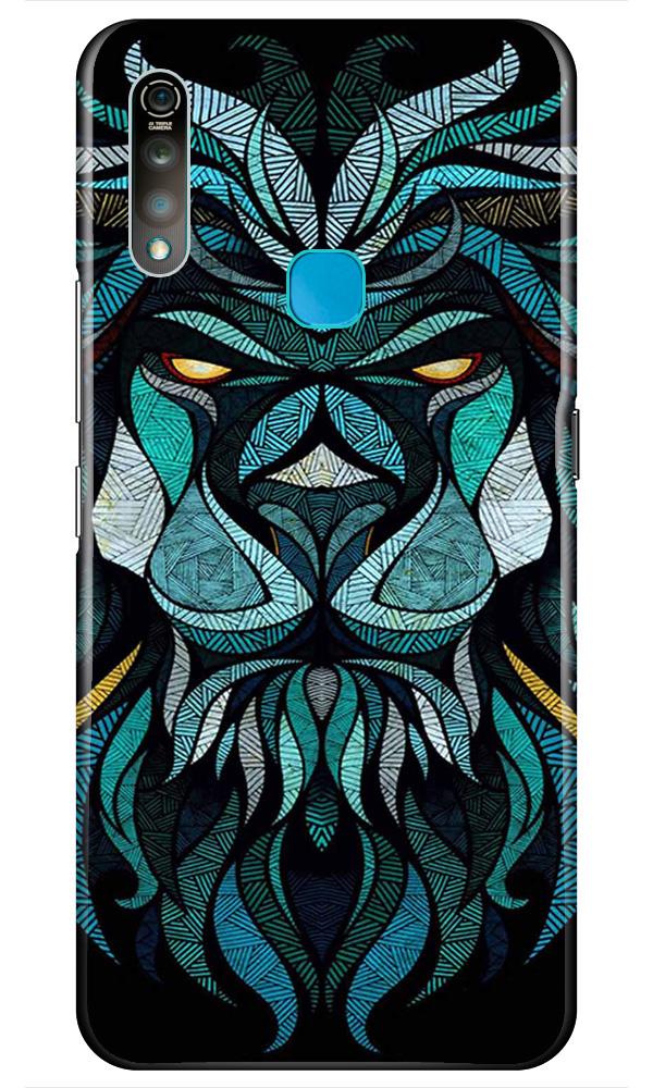 Lion Mobile Back Case for Vivo Z1 Pro   (Design - 314)
