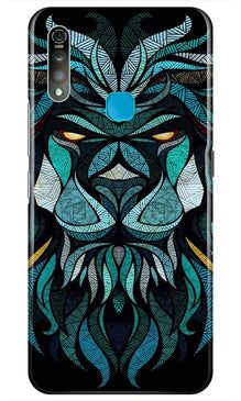 Lion Mobile Back Case for Vivo Z1 Pro   (Design - 314)