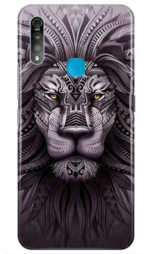 Lion Mobile Back Case for Vivo Z1 Pro   (Design - 315)