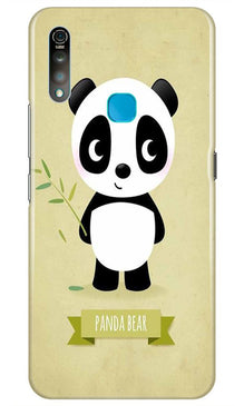 Panda Bear Mobile Back Case for Vivo Z1 Pro   (Design - 317)