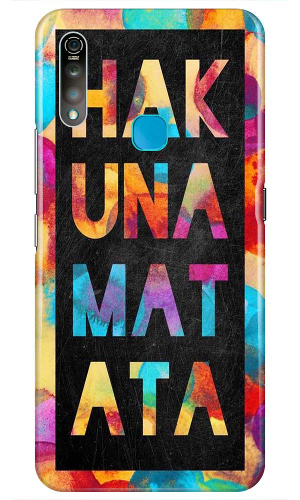 Hakuna Matata Mobile Back Case for Vivo Z1 Pro   (Design - 323)
