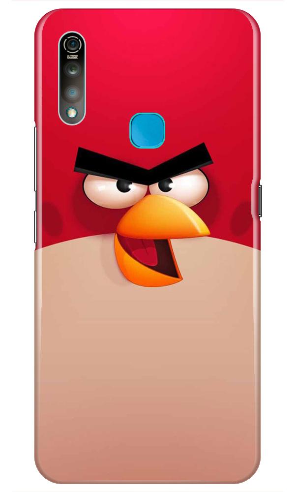 Angry Bird Red Mobile Back Case for Vivo Z1 Pro   (Design - 325)
