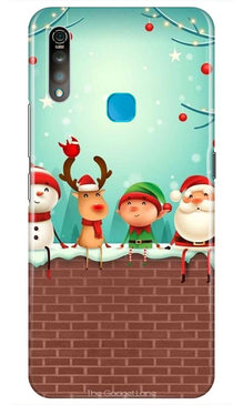 Santa Claus Mobile Back Case for Vivo Z1 Pro   (Design - 334)