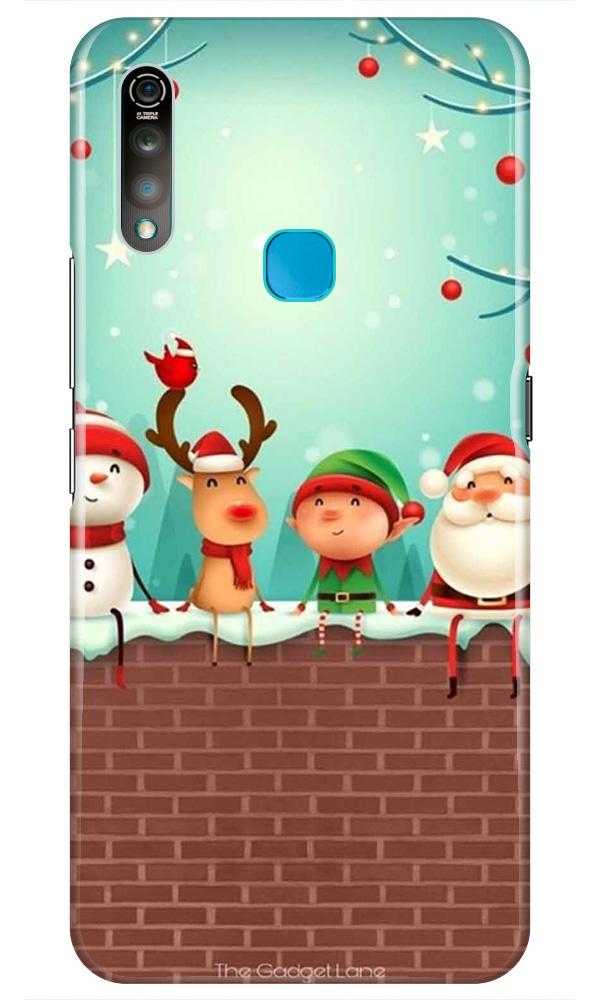 Santa Claus Mobile Back Case for Vivo Z1 Pro   (Design - 334)