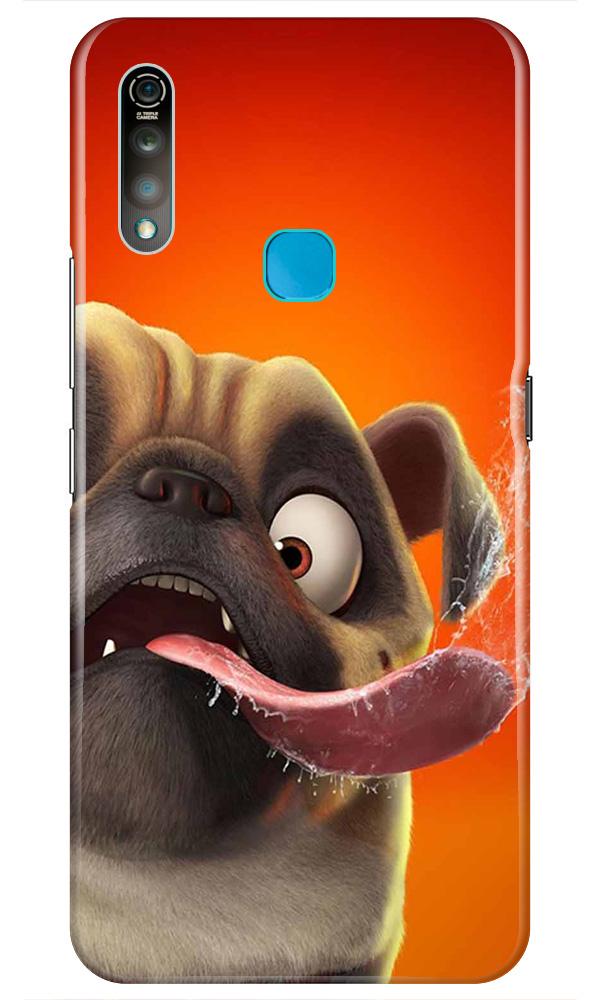 Dog Mobile Back Case for Vivo Z1 Pro   (Design - 343)