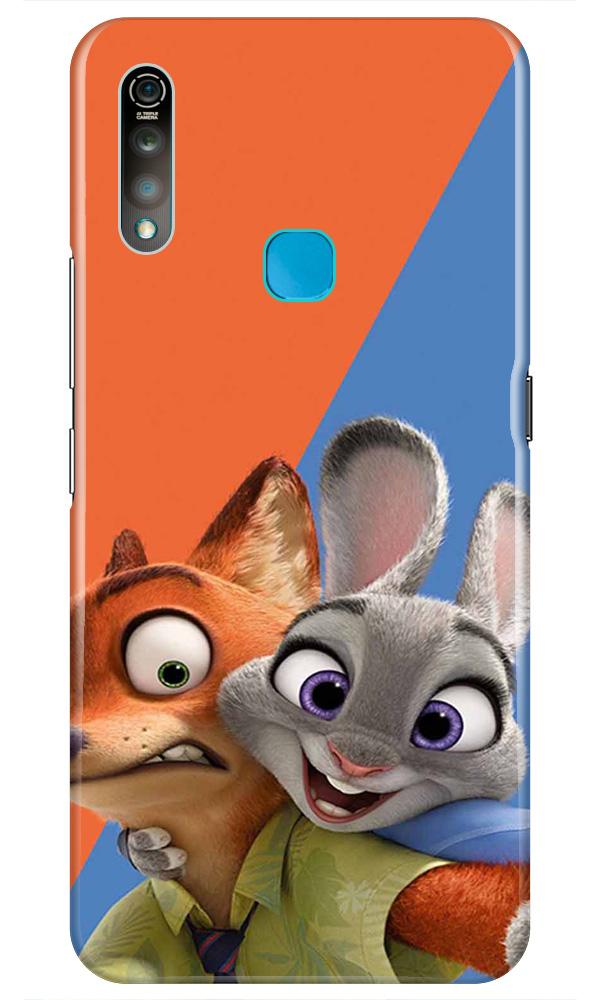 Cartoon Mobile Back Case for Vivo Z1 Pro   (Design - 346)