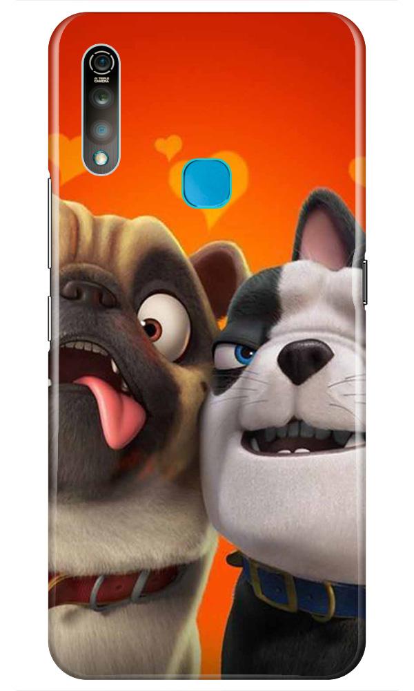 Dog Puppy Mobile Back Case for Vivo Z1 Pro   (Design - 350)
