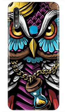 Owl Mobile Back Case for Vivo Z1 Pro   (Design - 359)