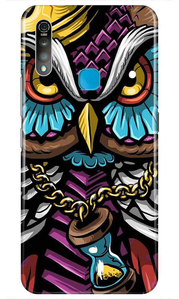 Owl Mobile Back Case for Vivo Z1 Pro   (Design - 359)