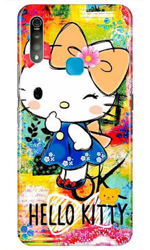 Hello Kitty Mobile Back Case for Vivo Z1 Pro   (Design - 362)