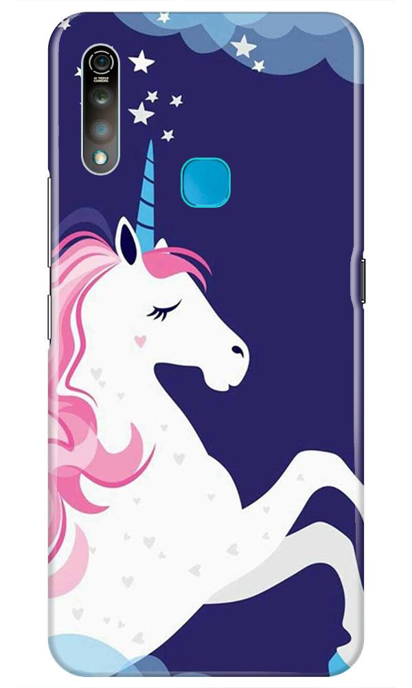 Unicorn Mobile Back Case for Vivo Z1 Pro   (Design - 365)