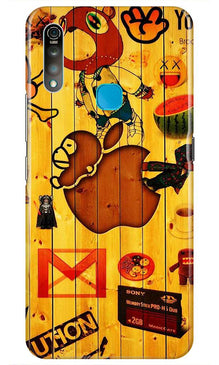 Wooden Texture Mobile Back Case for Vivo Z1 Pro   (Design - 367)