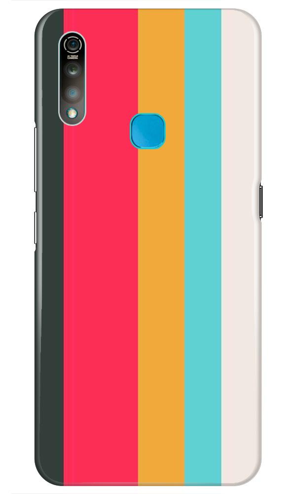 Color Pattern Mobile Back Case for Vivo Z1 Pro   (Design - 369)