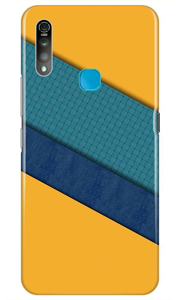 Diagonal Pattern Mobile Back Case for Vivo Z1 Pro   (Design - 370)
