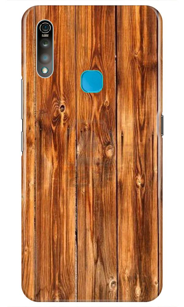 Wooden Texture Mobile Back Case for Vivo Z1 Pro   (Design - 376)