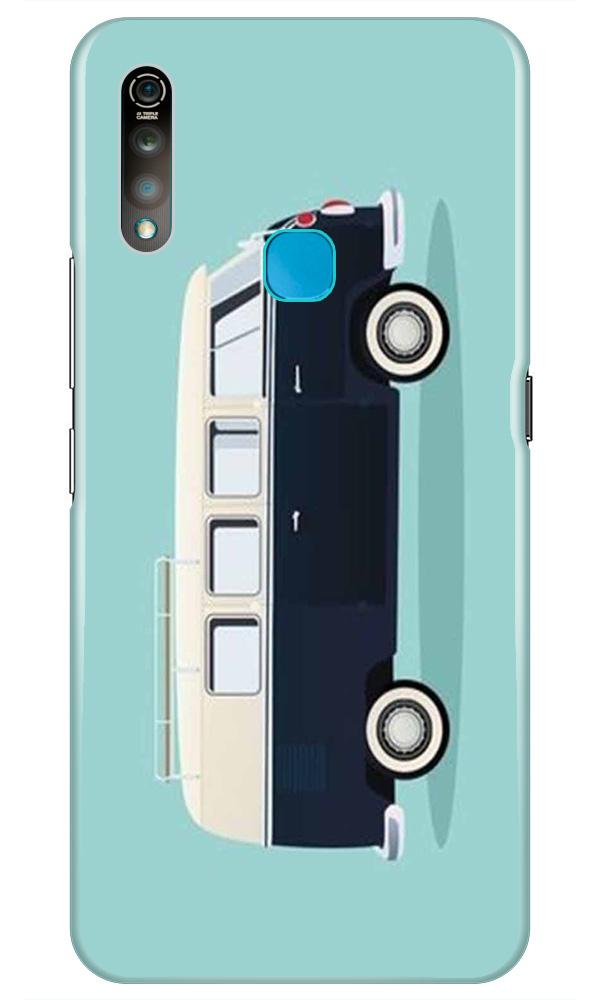 Travel Bus Mobile Back Case for Vivo Z1 Pro   (Design - 379)