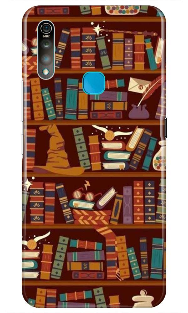 Book Shelf Mobile Back Case for Vivo Z1 Pro   (Design - 390)