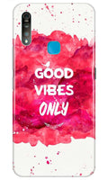 Good Vibes Only Mobile Back Case for Vivo Z1 Pro   (Design - 393)