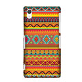 Zigzag line pattern Case for Sony Z5