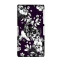 white flowers Case for Sony Z2