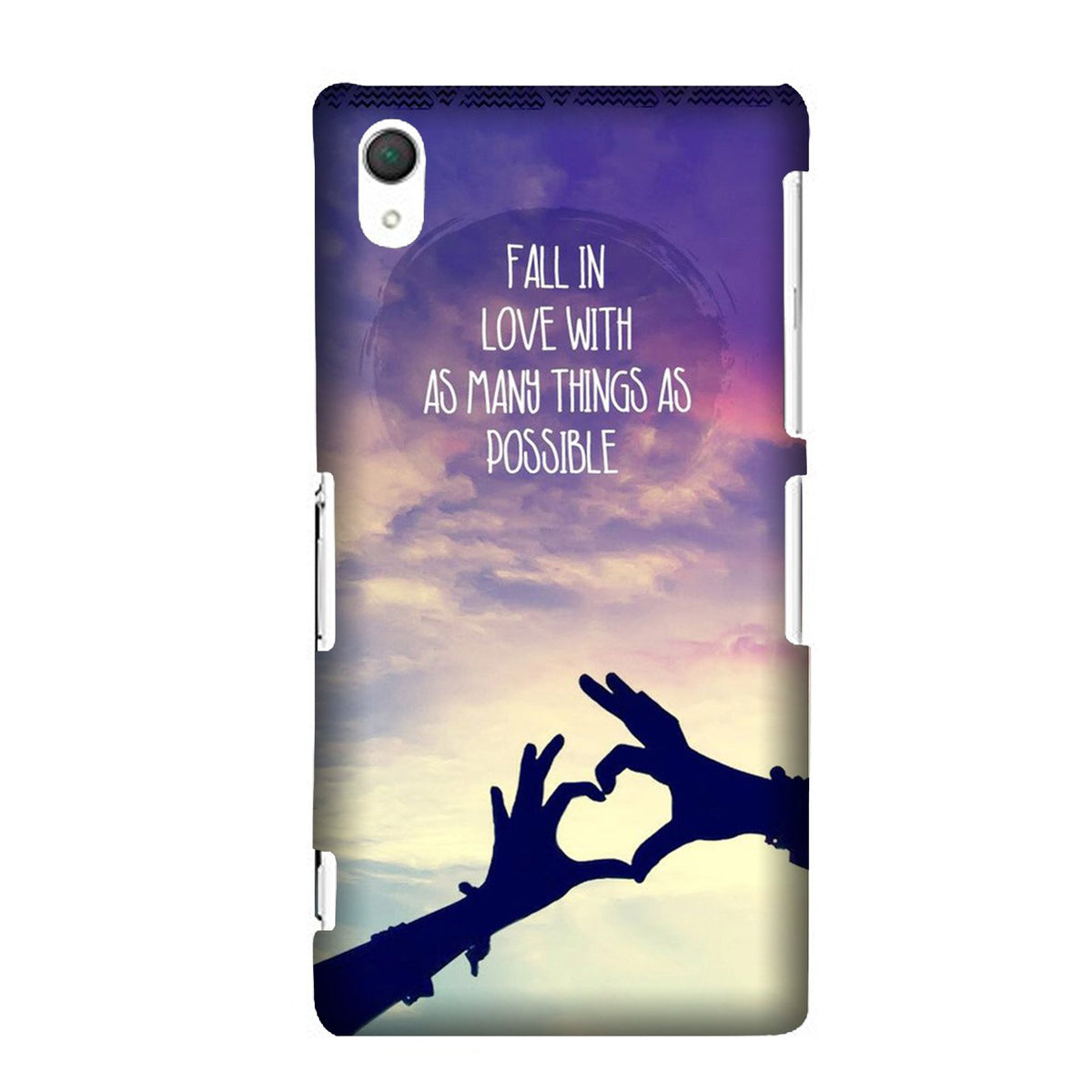 Fall in love Case for Sony Z2