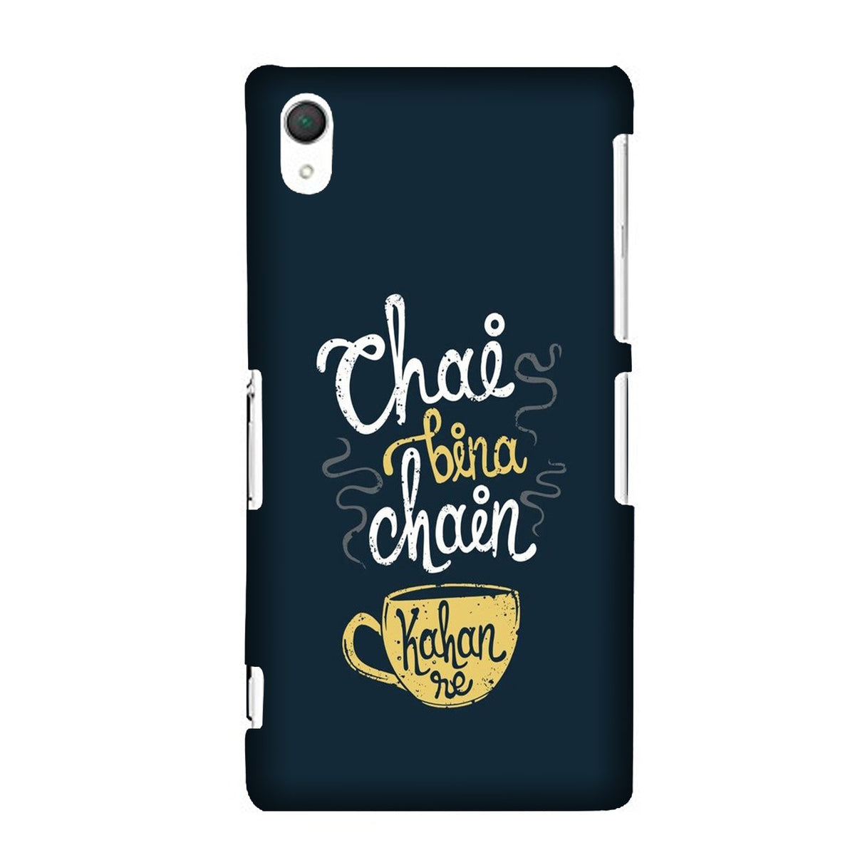 Chai Bina Chain Kahan Case for Sony Z2  (Design - 144)