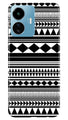 Black white Pattern Case for iQOO Z6 Lite 5G