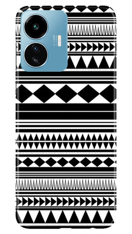 Black white Pattern Case for iQOO Z6 Lite 5G