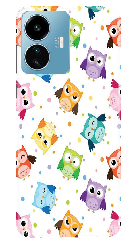 Owl Baground Pattern shore Case for iQOO Z6 Lite 5G