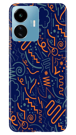 Line Art Baground Case for iQOO Z6 Lite 5G